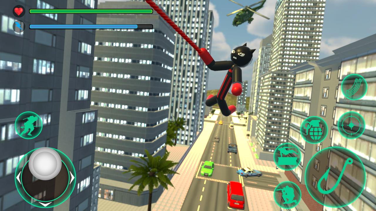 Gangster Stickman Super Hero: City Crime Simulator