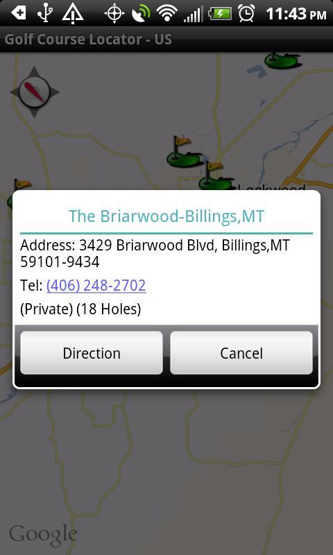 Golf Course Locator - US
