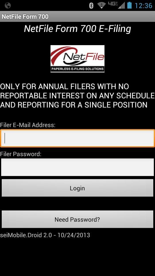NetFile FPPC Form 700 SEI