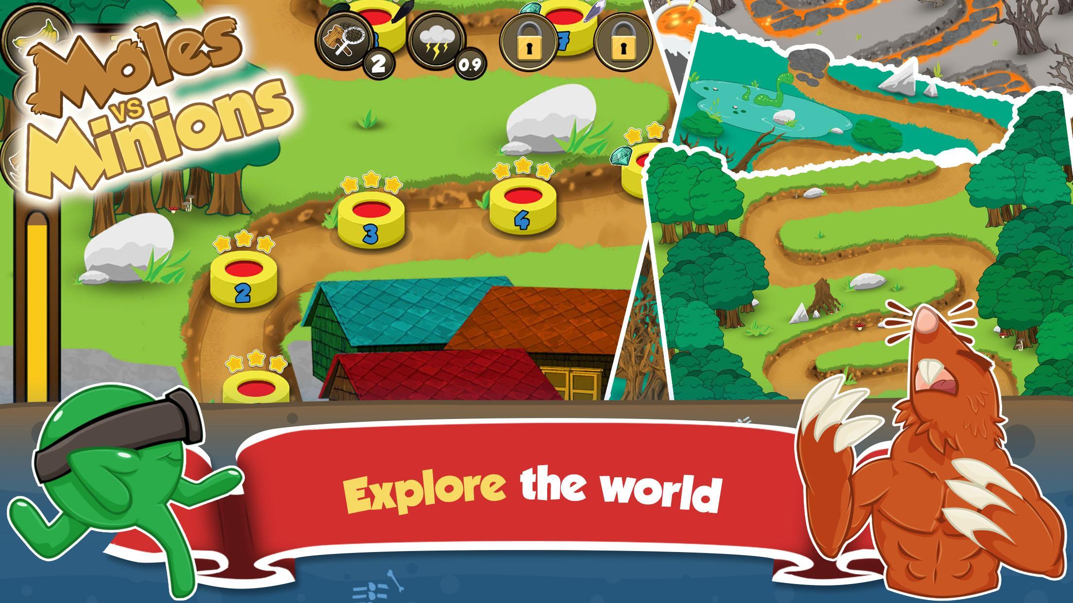 Moles vs Minions: Whack-a-mole