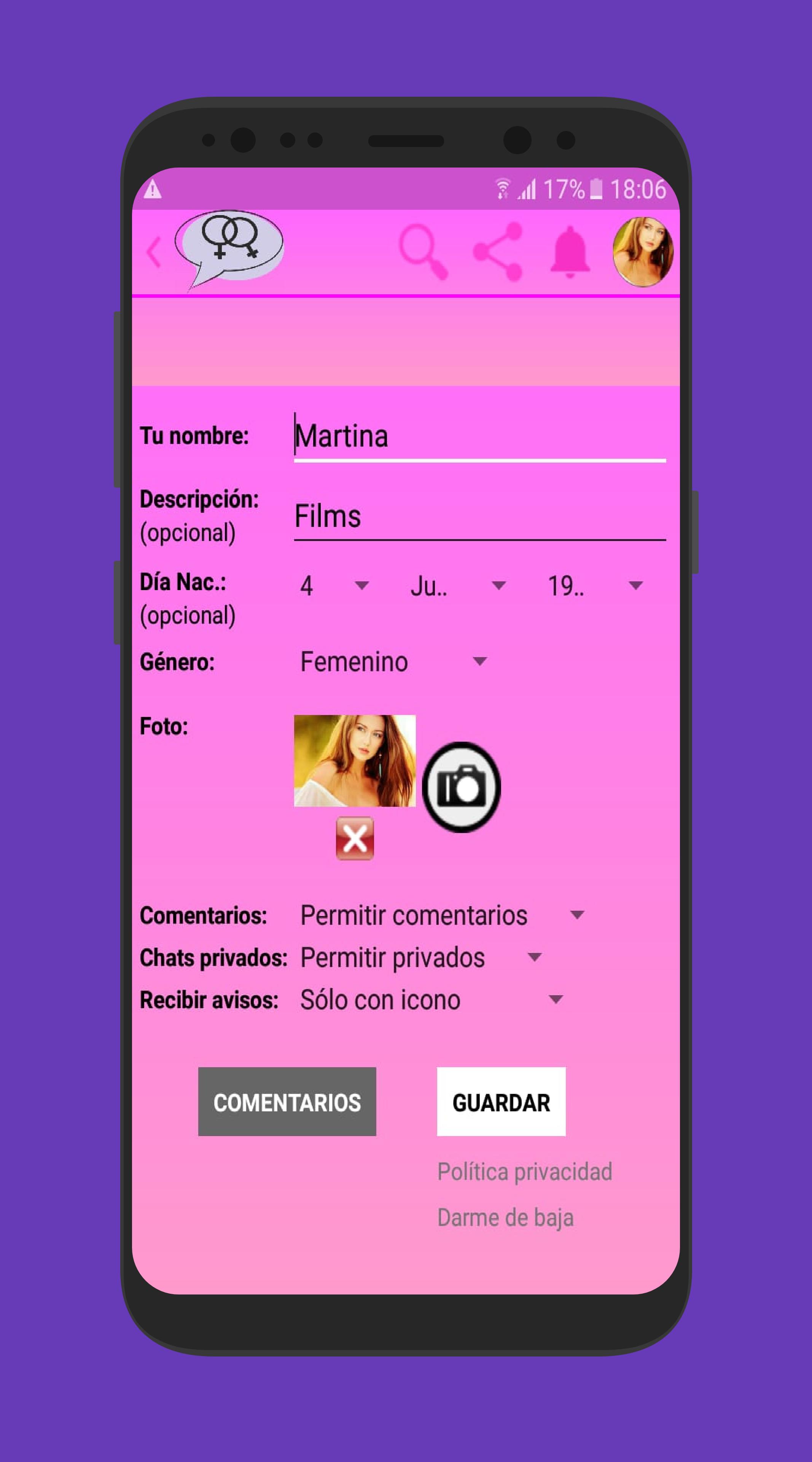 Lesbian Dating: Only women - Lesbian Chat Dating