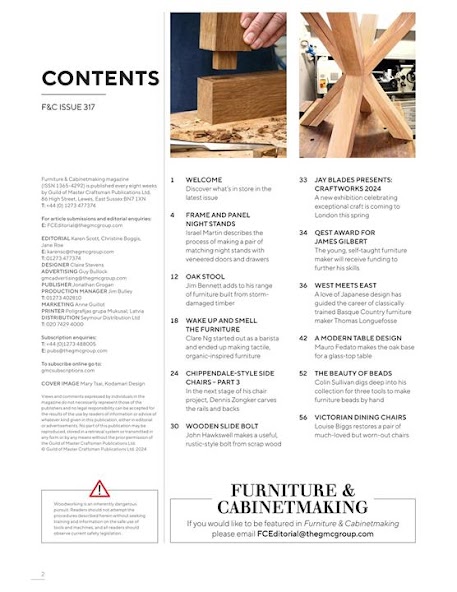 Furniture & Cabinetmaking Mag