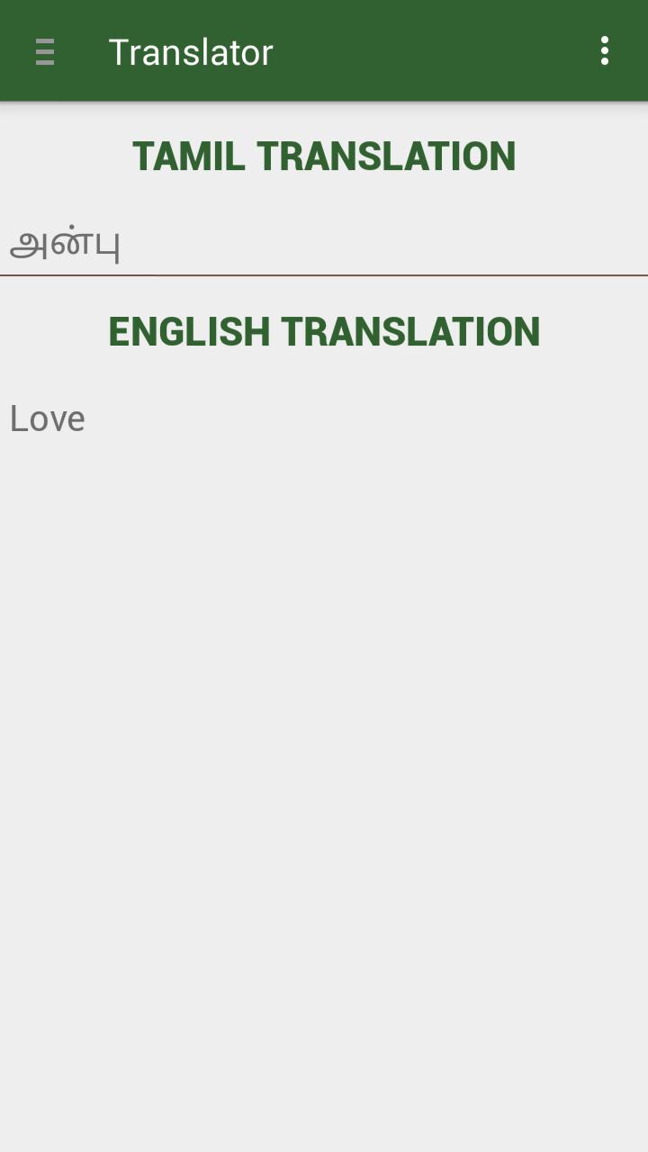 Thanglish-English Translator