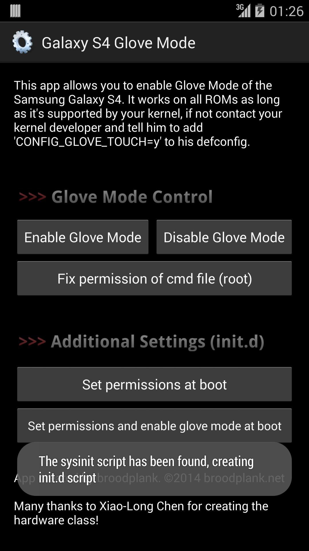 Galaxy S4 Glove Mode