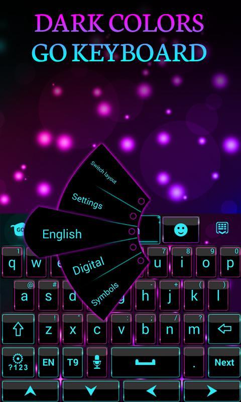 Dark Colors GO Keyboard Theme