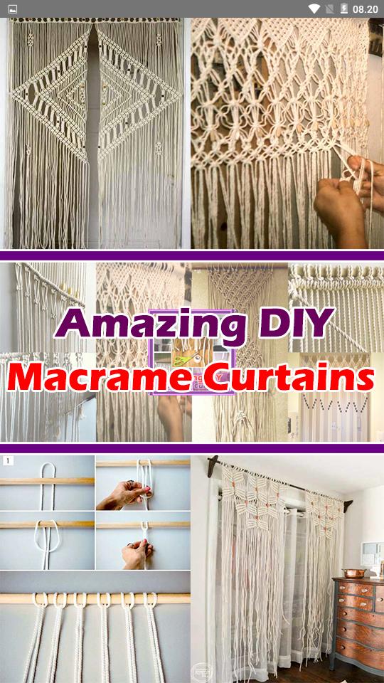 Amazing DIY Macrame Curtains