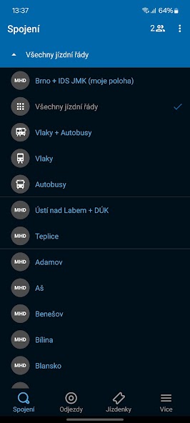 Czech Public Transport IDOS