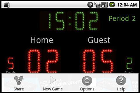 Scoreboard Futsal ++