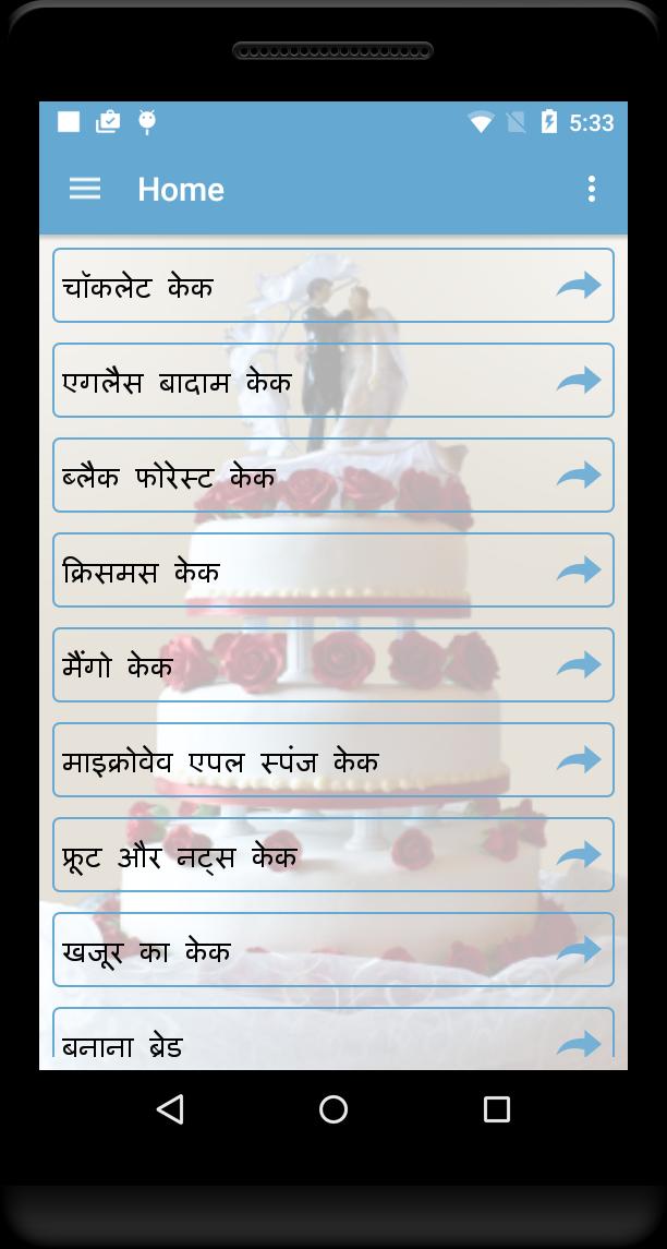 Cake Recipes in Hindi (Pastry Recipes)