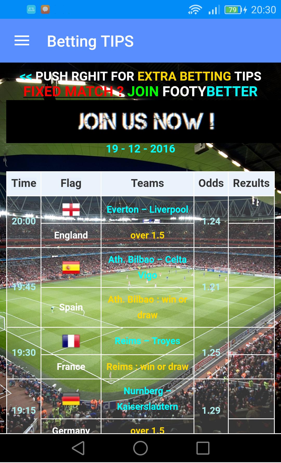 Betting Tips : Winning Tips