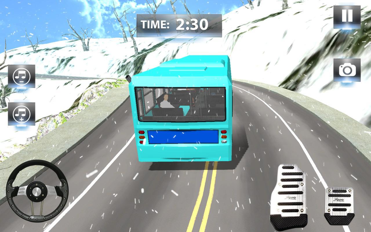 Snow Bus Driver Sim 2016