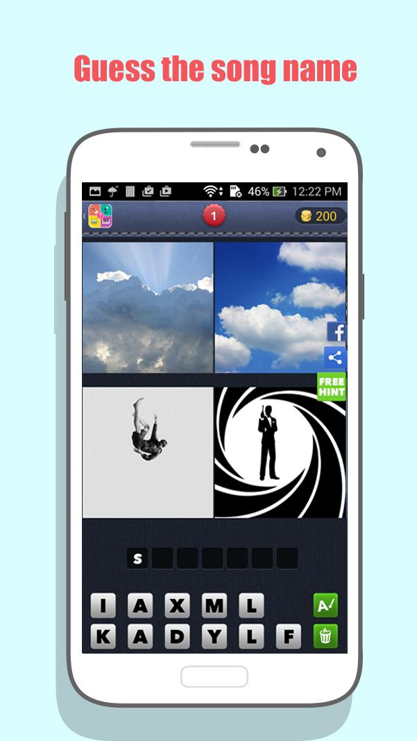 4 Pics 1 SONG - Guess the Word