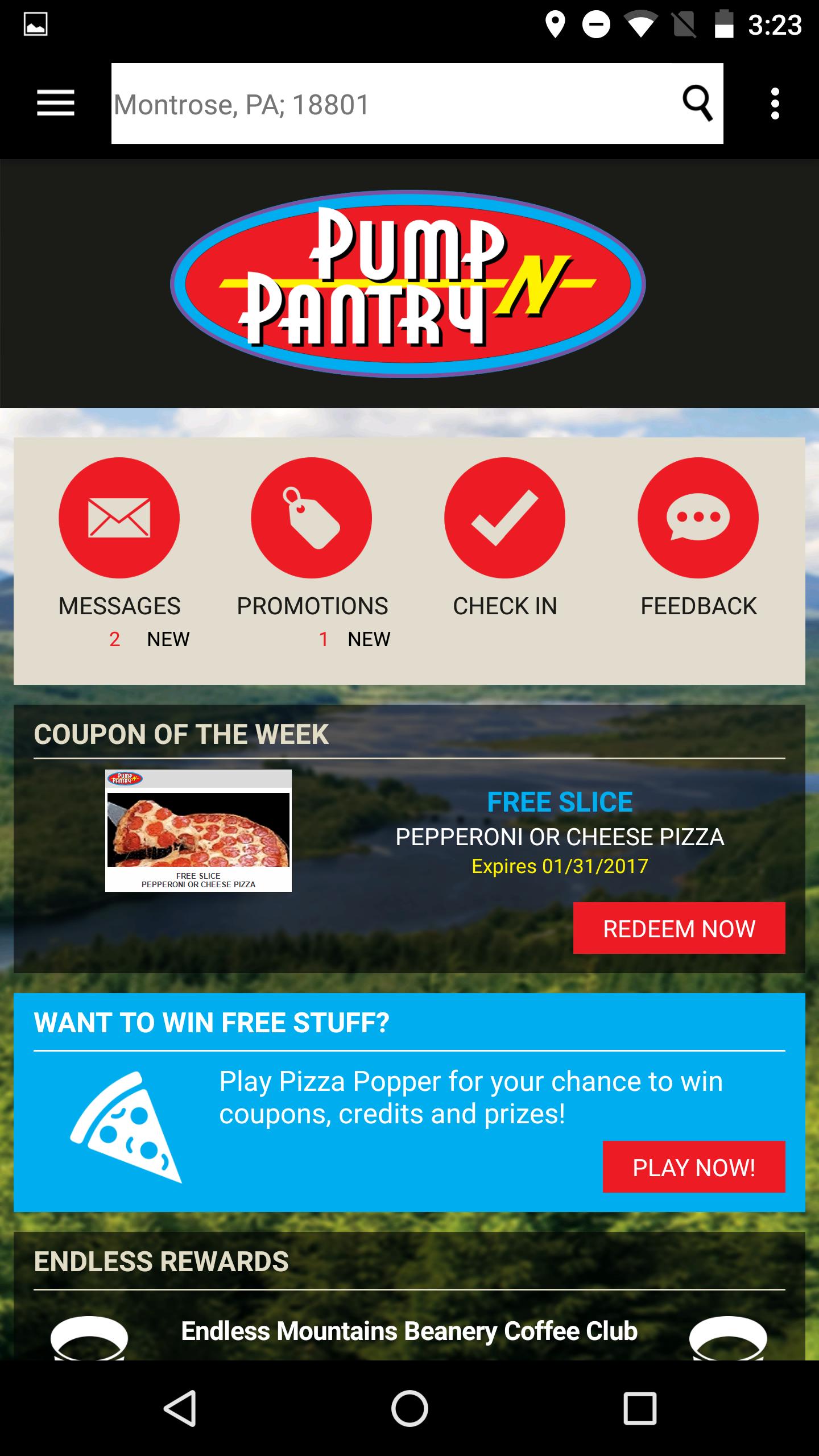 Pump N Pantry App