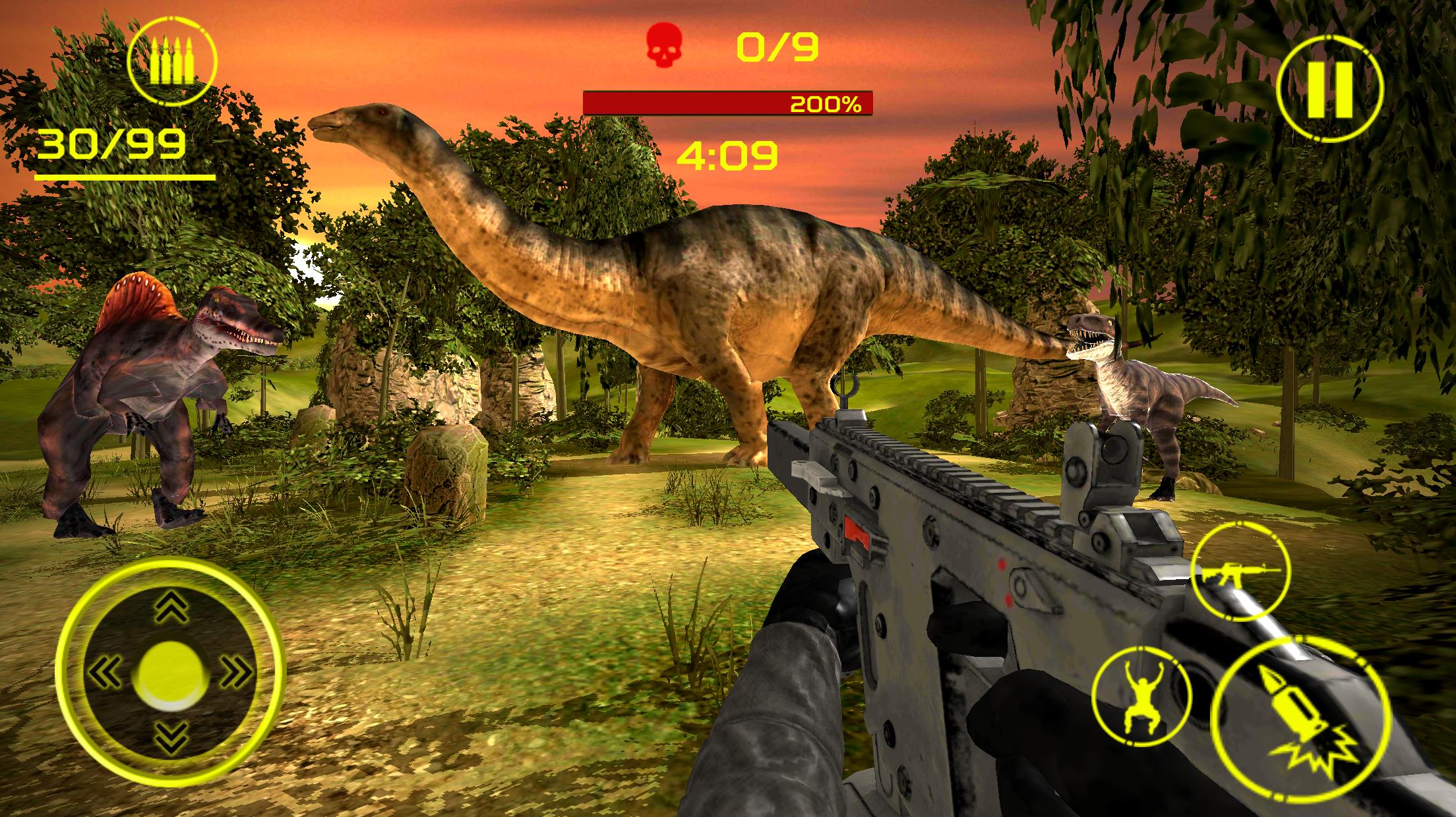 Deadly Dinosaur Hunter:Jungle Survival Game