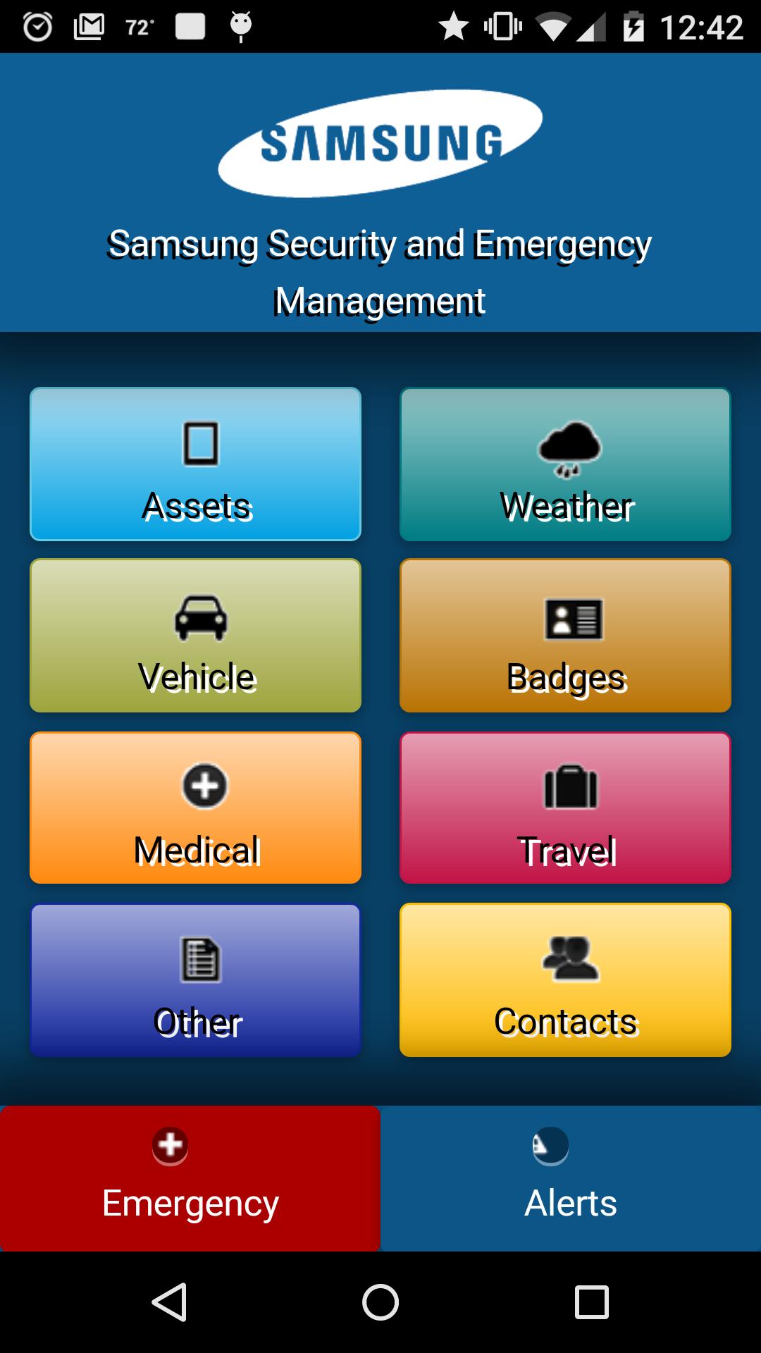 Samsung Security & Emergency