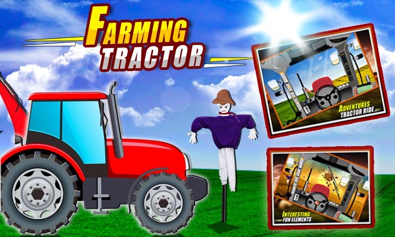 Farming Tractor - Kids 2D Game