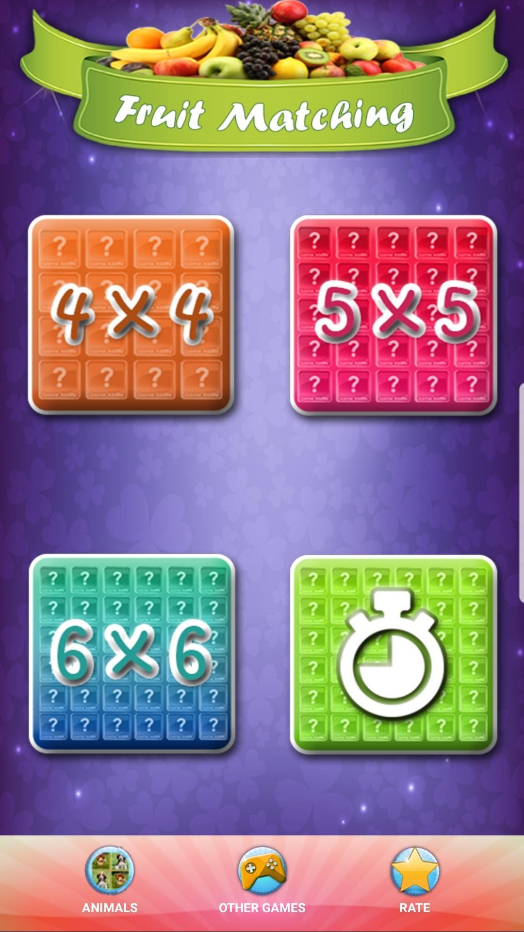 Matching Madness - Fruits