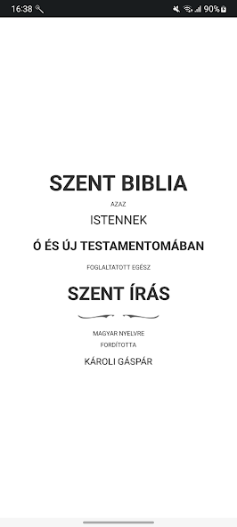 Szent Biblia (Holy Bible)