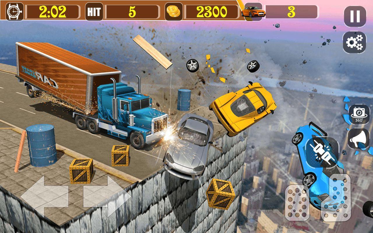 Deadly Car Crash: Crazy Crash Drive Game