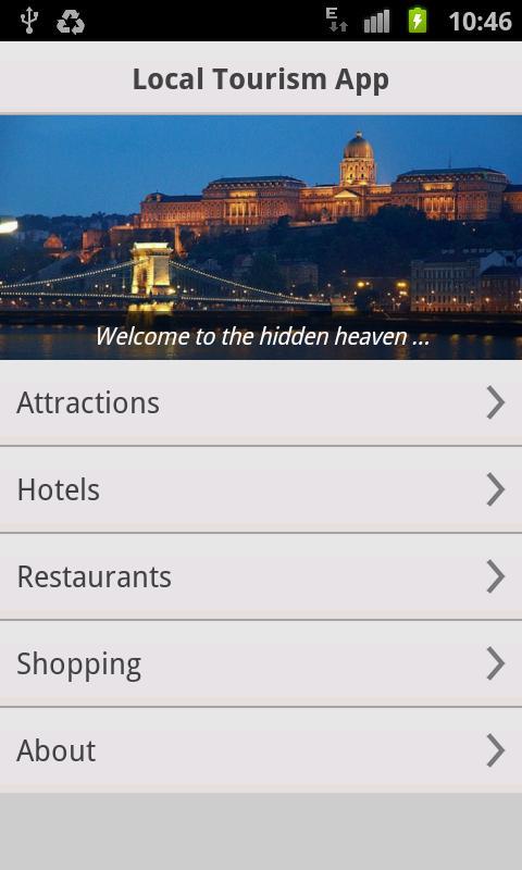Local Tourism App Demo