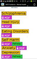 NICE Guidance in Mental Health