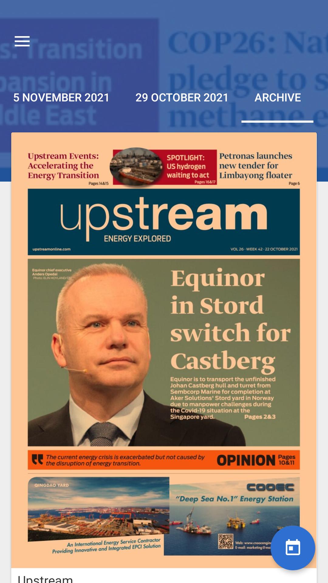 Upstream e-paper