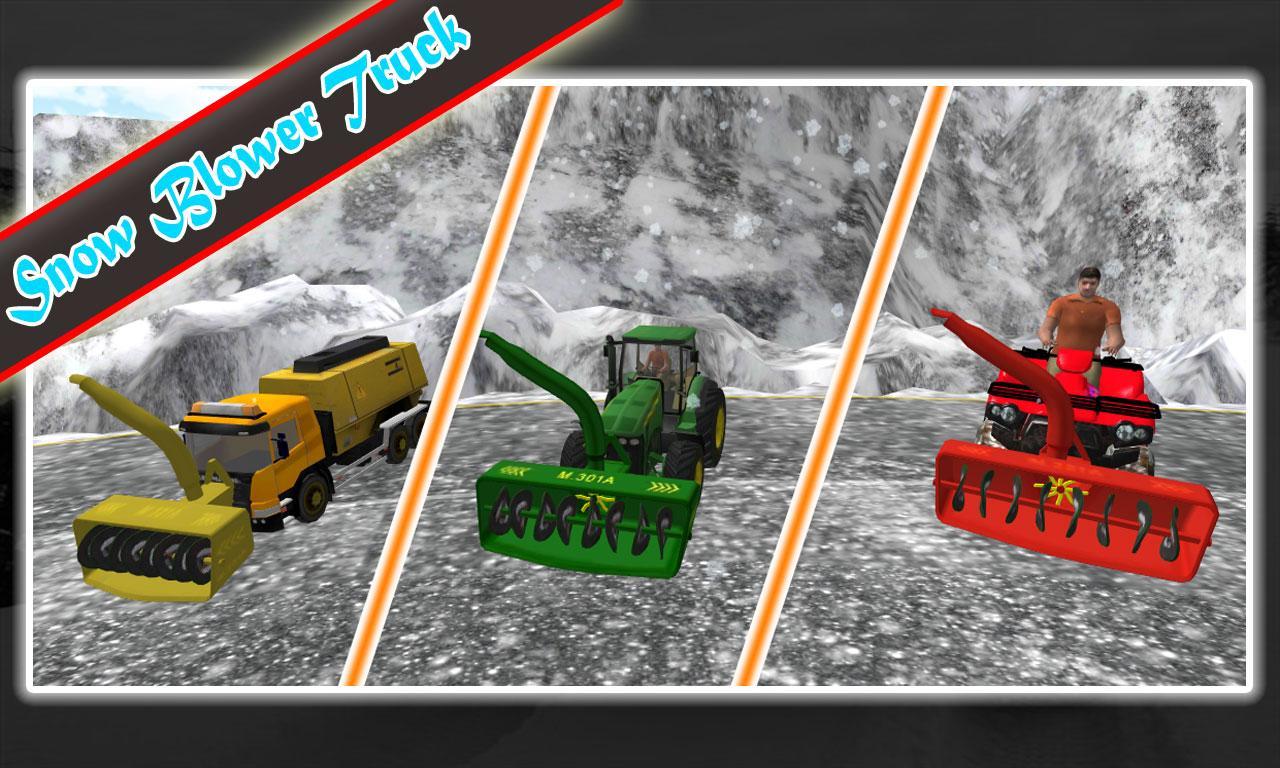 Winter Snow Blower Truck Sim