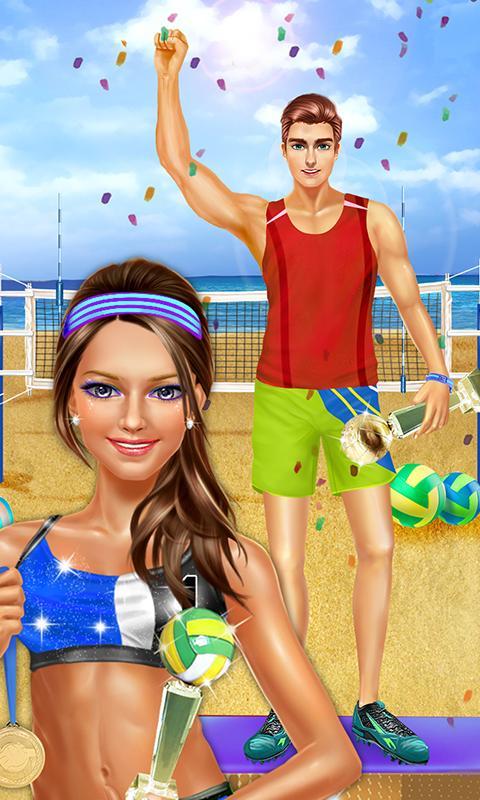 Sporty Girls: Beach Volleyball