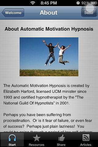 Automatic Motivation Hypnosis
