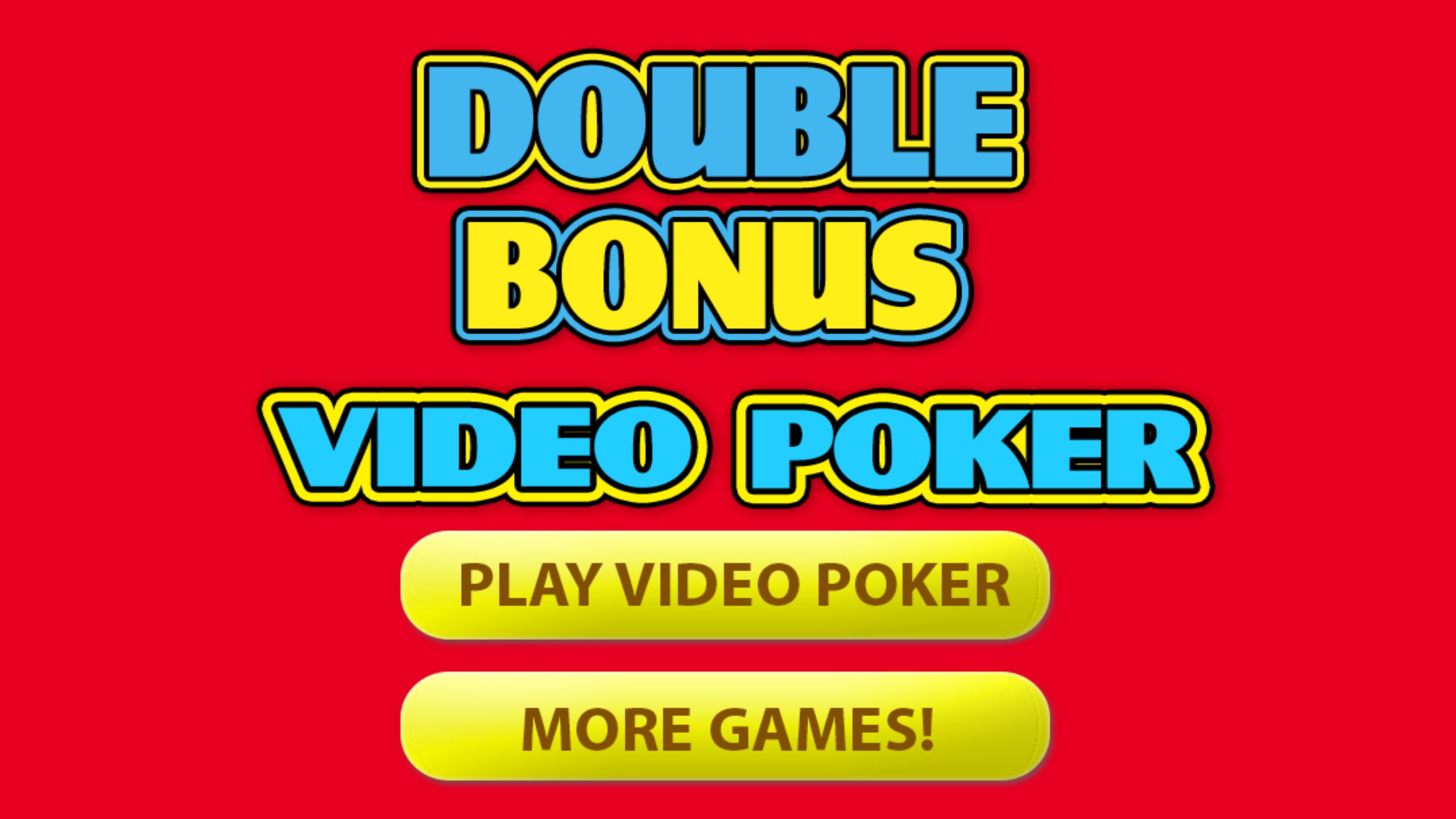 Double Bonus Poker