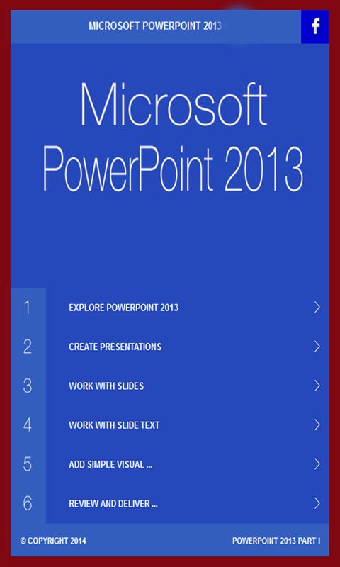 Learn PowerPoint 2013 tutorial