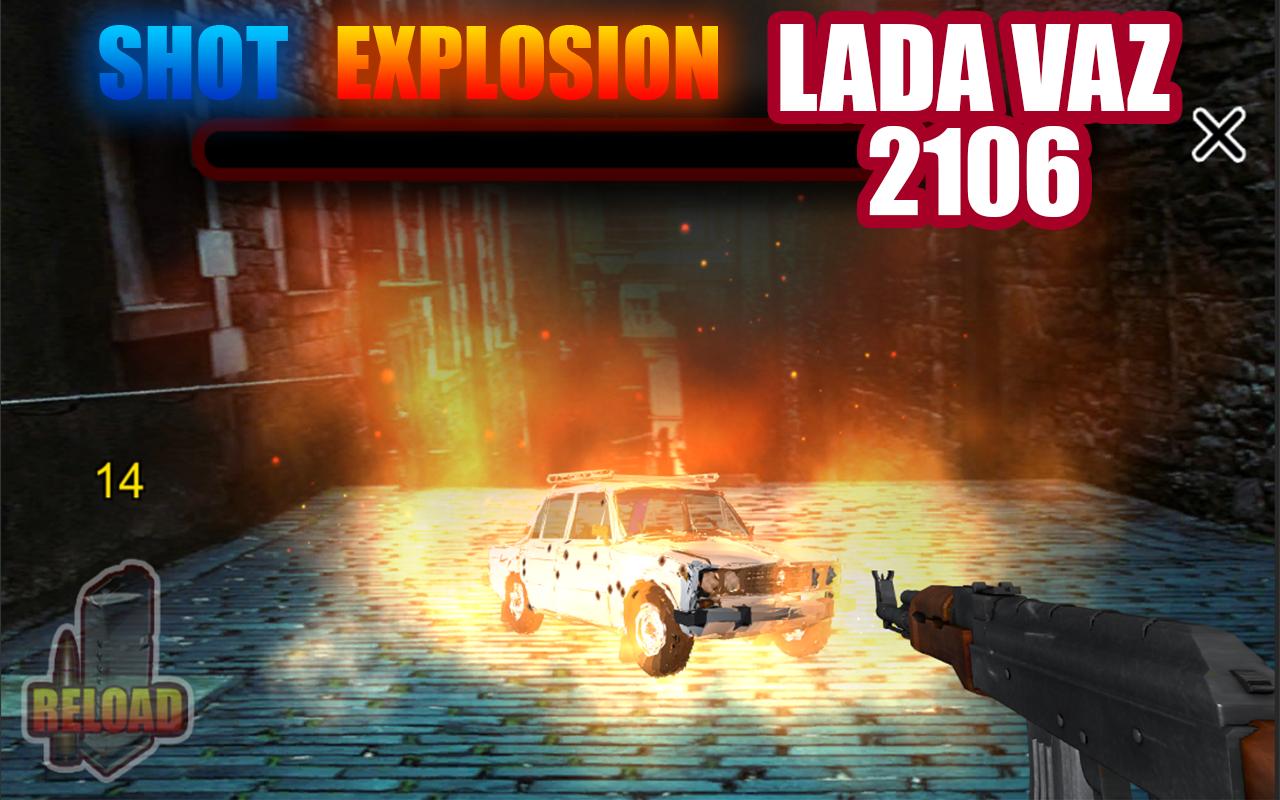 Shot Explosion LADA VAZ 2106