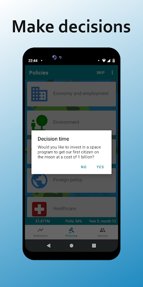 Politics Game - RandomNation