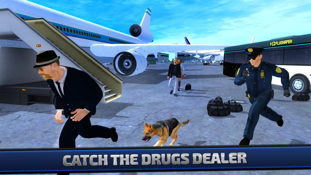 Police Dog Airport Security 3D