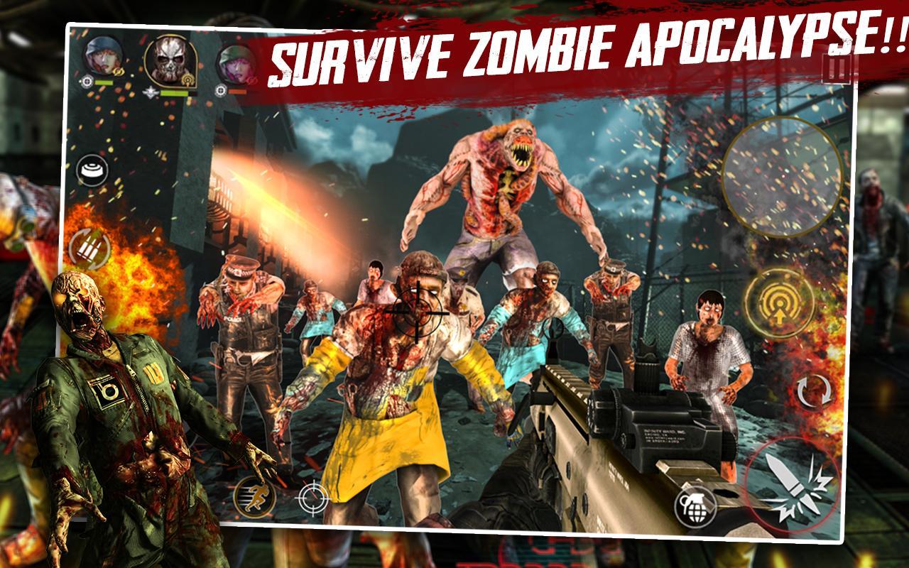Zombie shooting: FPS Zombie hunting Game
