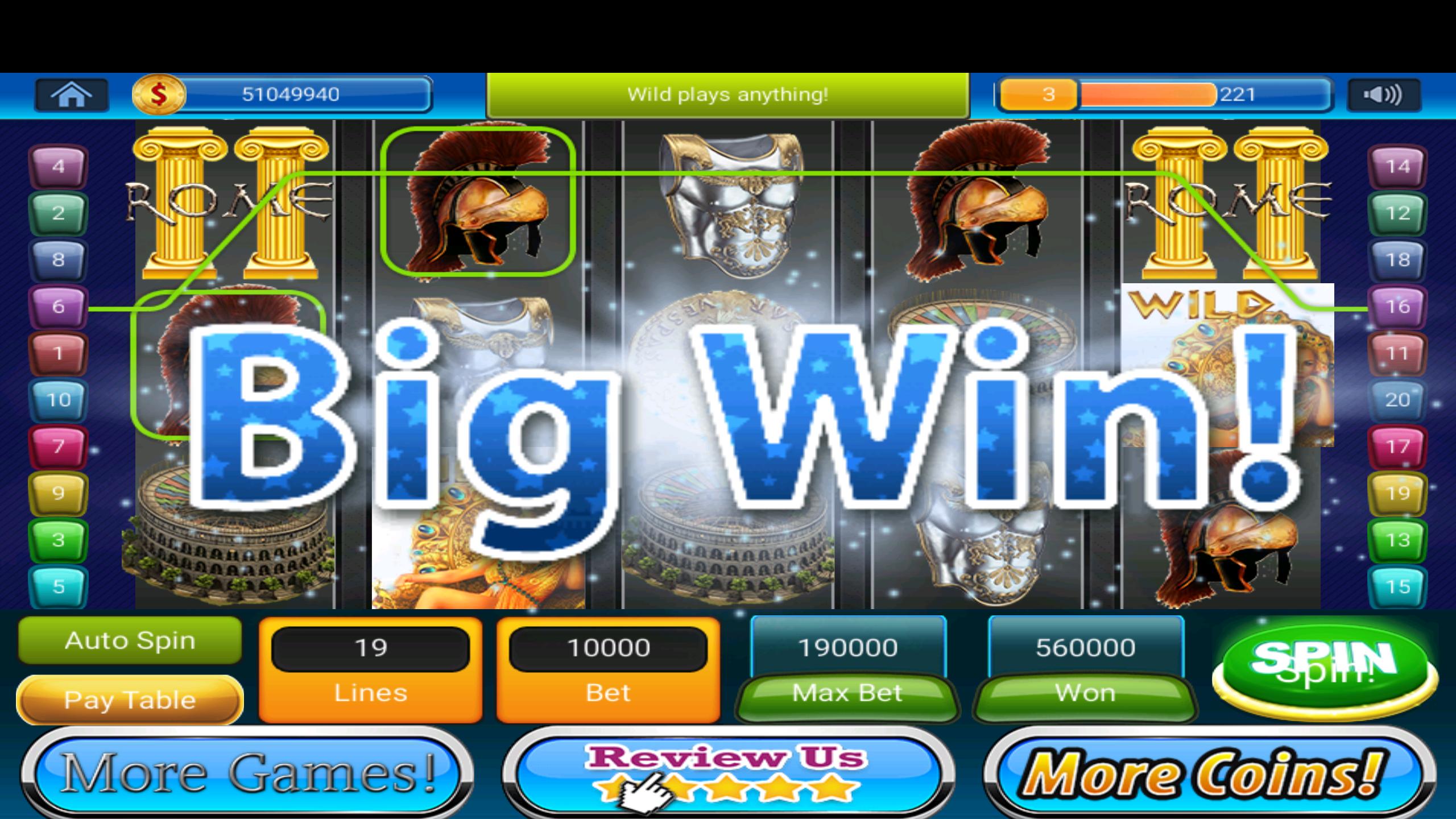 Golden Rome Free Slots