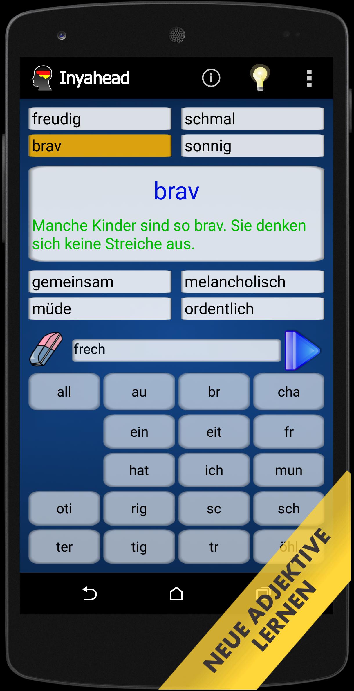 Deutsch Inyahead Vocabulary