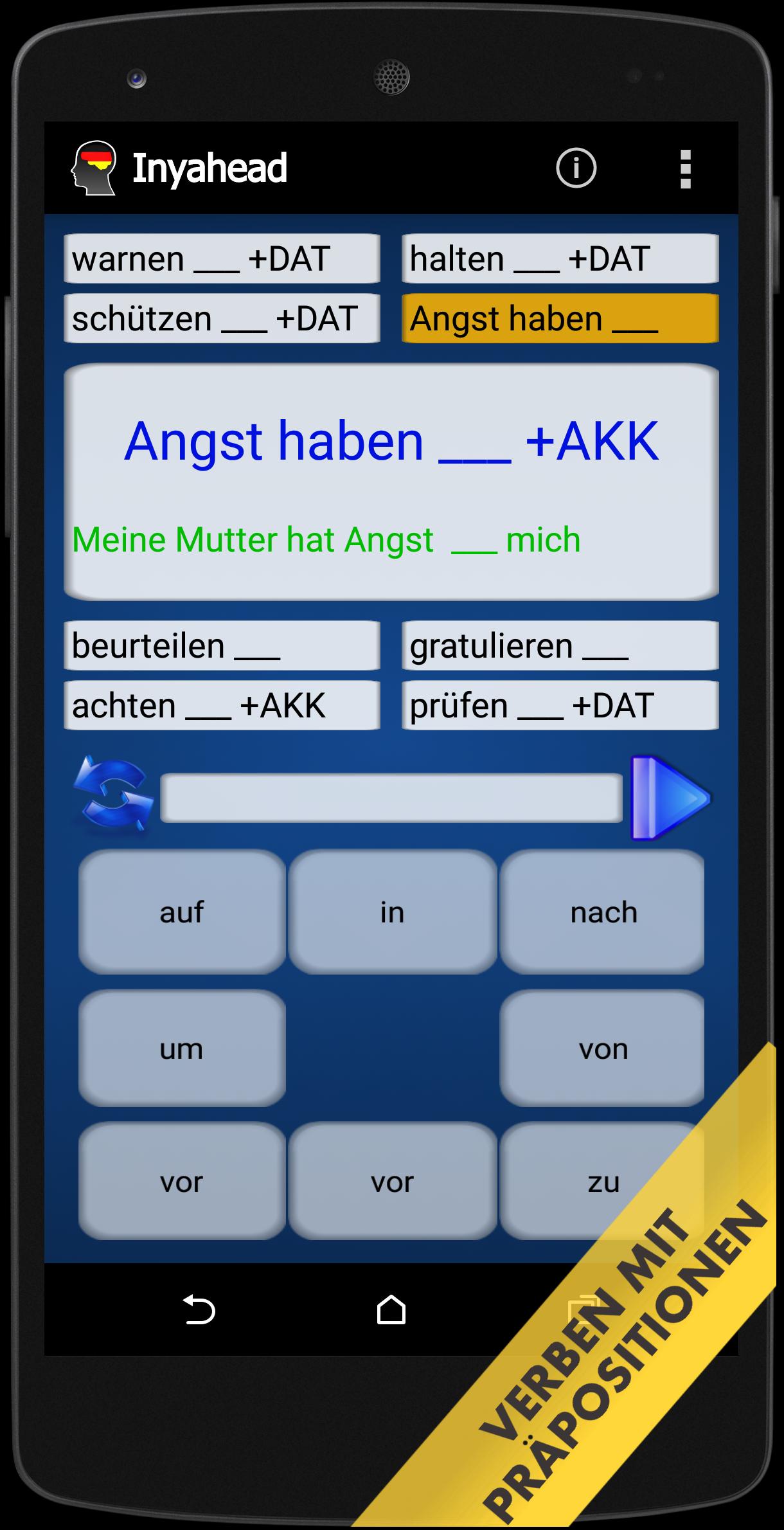 Deutsch Inyahead Vocabulary