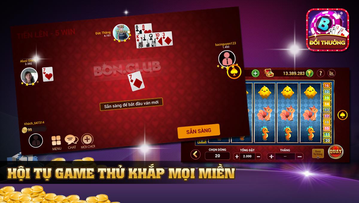 Bon.club69 - Game danh bai doi thuong, doi the
