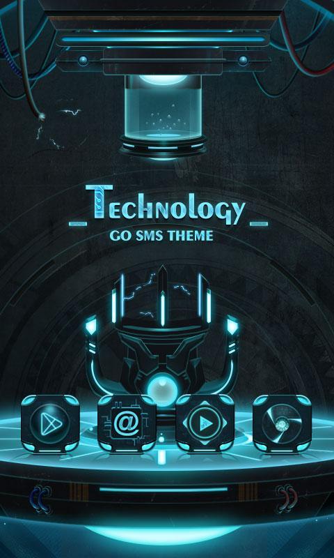 (FREE) GO SMS TECHNOLOGY THEME
