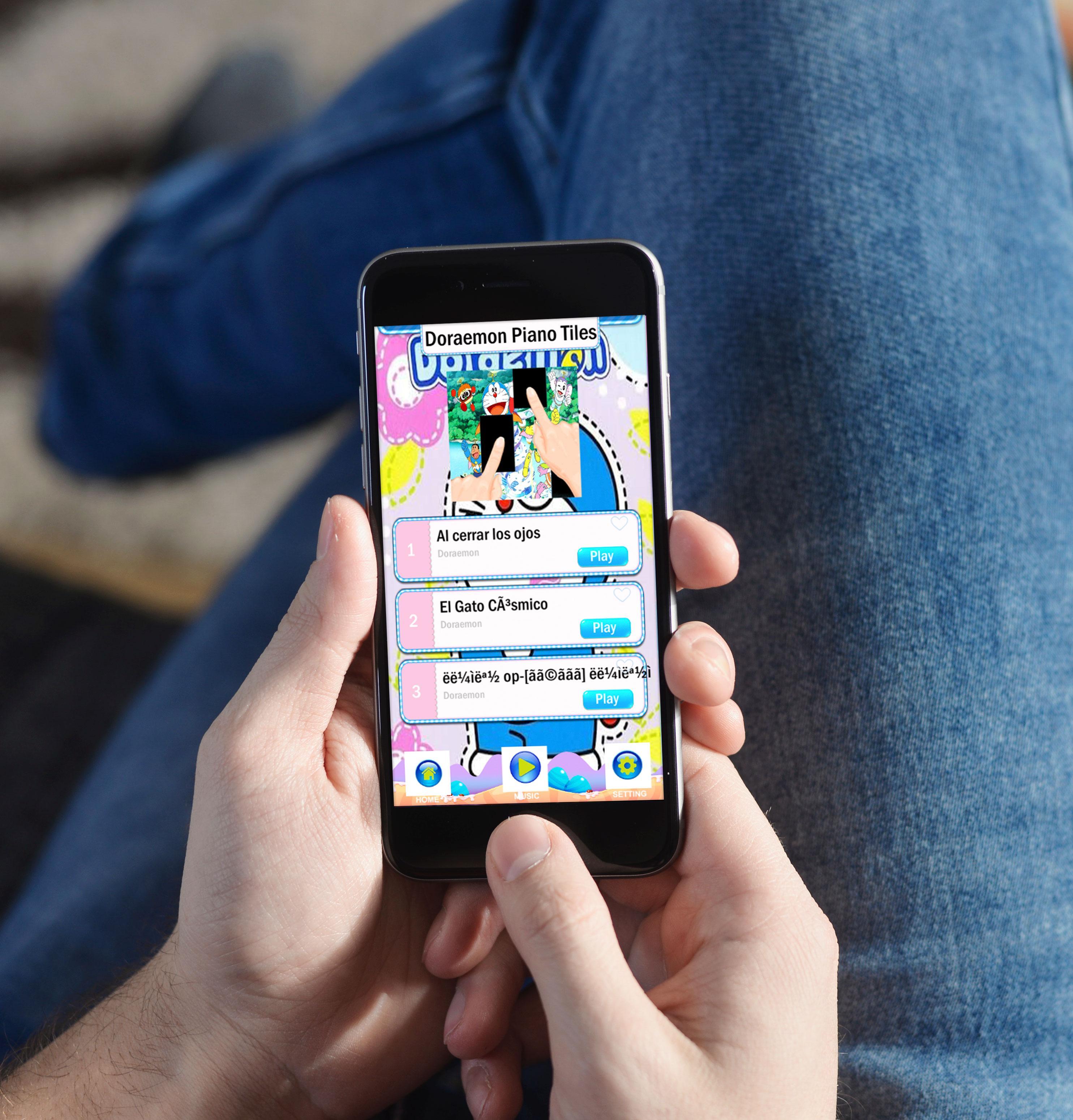 Doraemon Game Piano Tiles