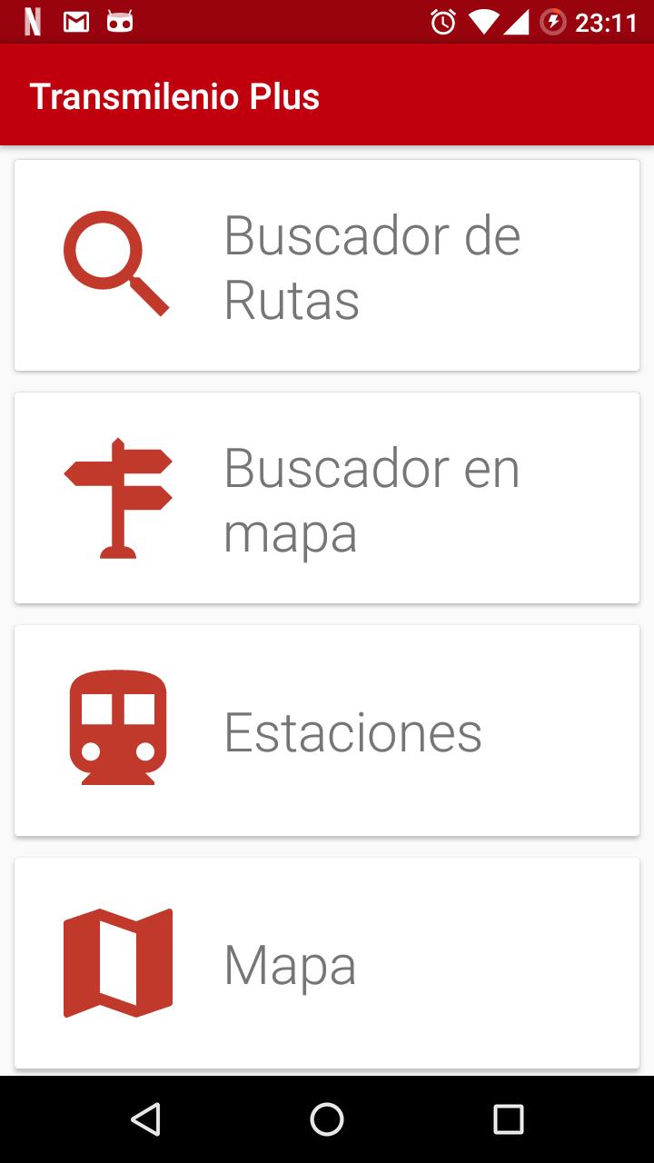 Transmilenio- Buscador de Rutas