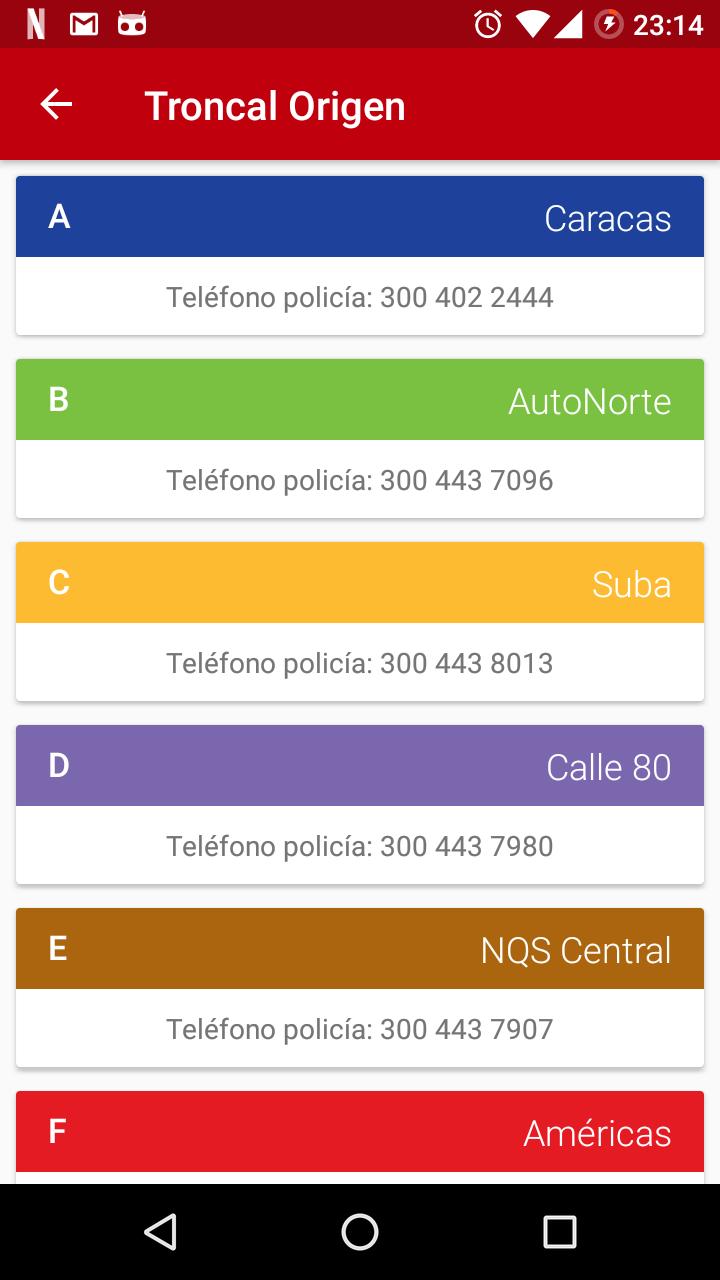 Transmilenio- Buscador de Rutas