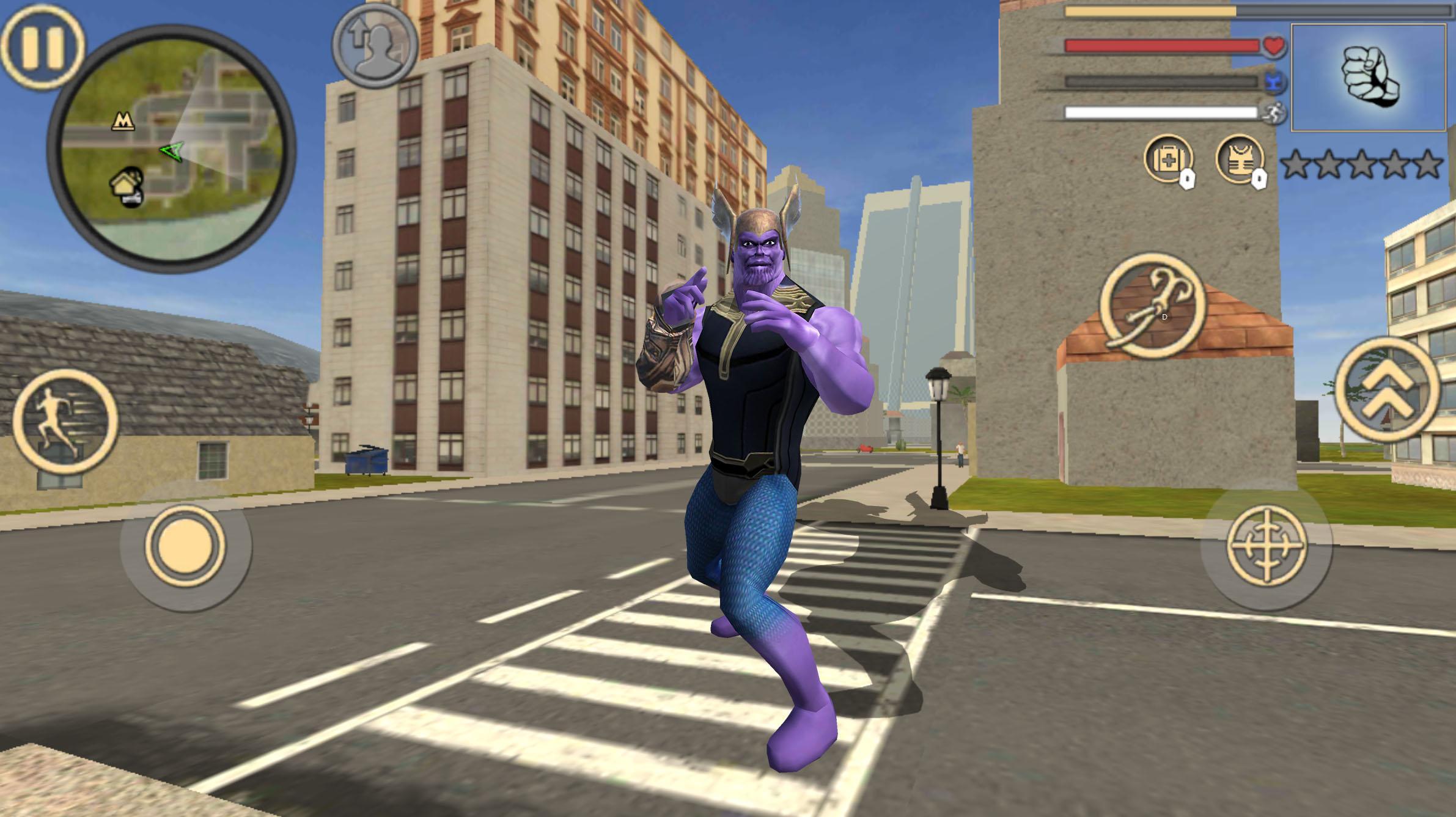 Thanos Rope Hero Vice Town - Infinity Batte War