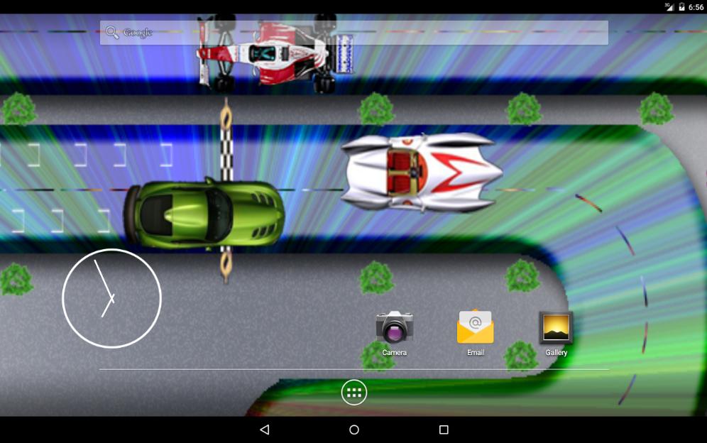 Racing Cars Live Wallpaper (free)