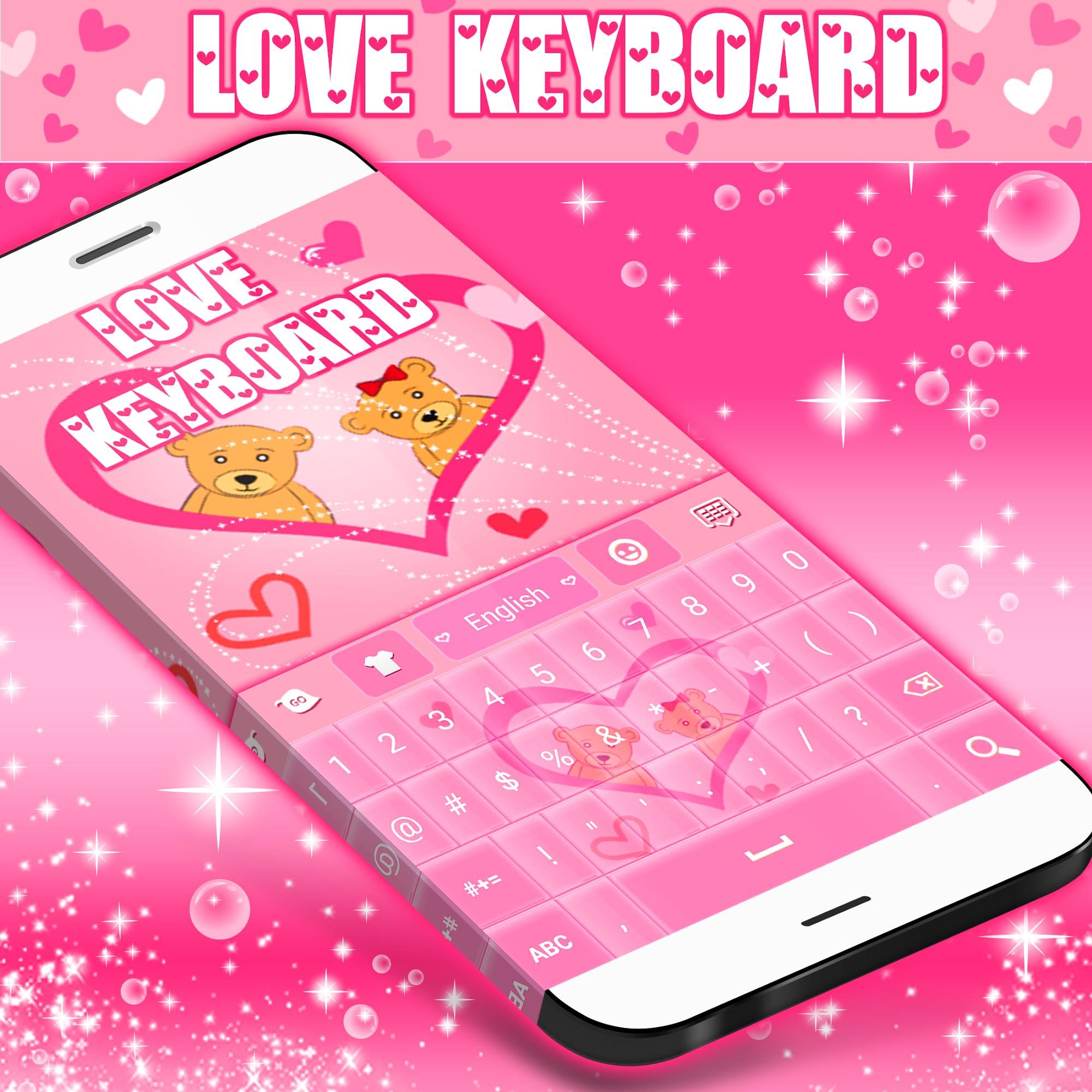 Pink Love Keyboard Free