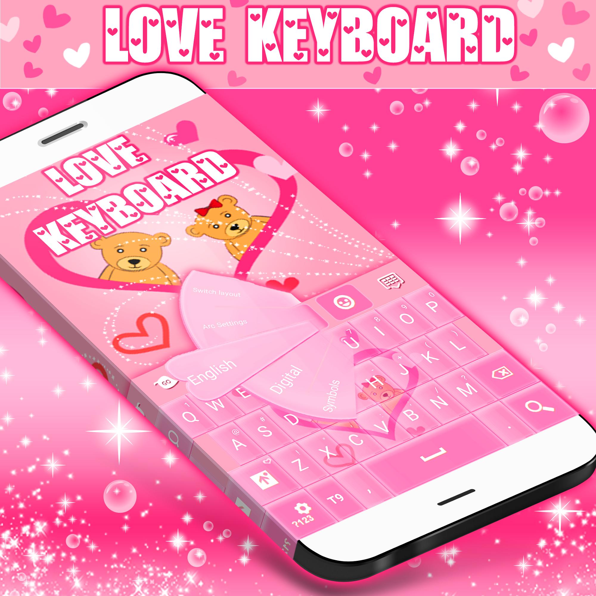 Pink Love Keyboard Free