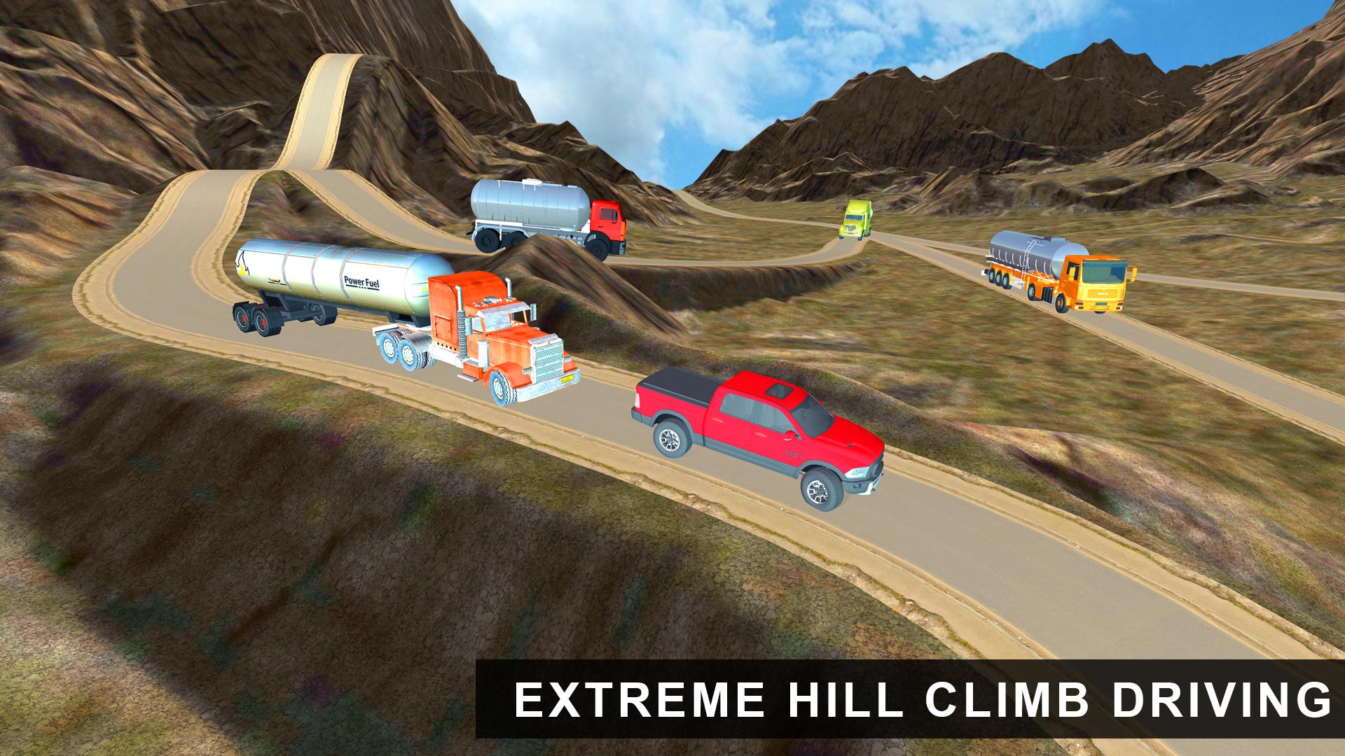 Oil Tanker Transport Offroad Truck Driver