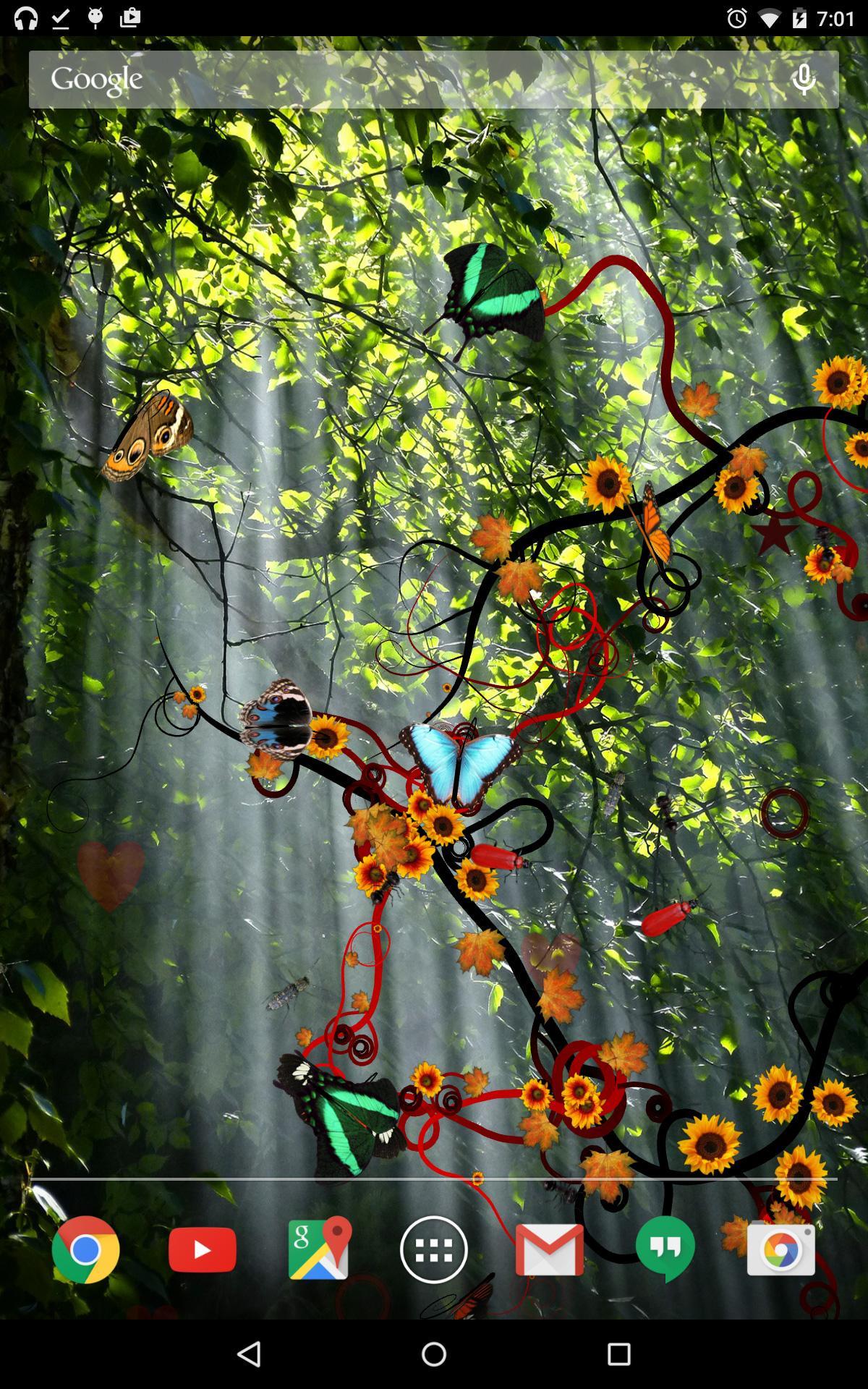 Free Jungle of Flowers LWP