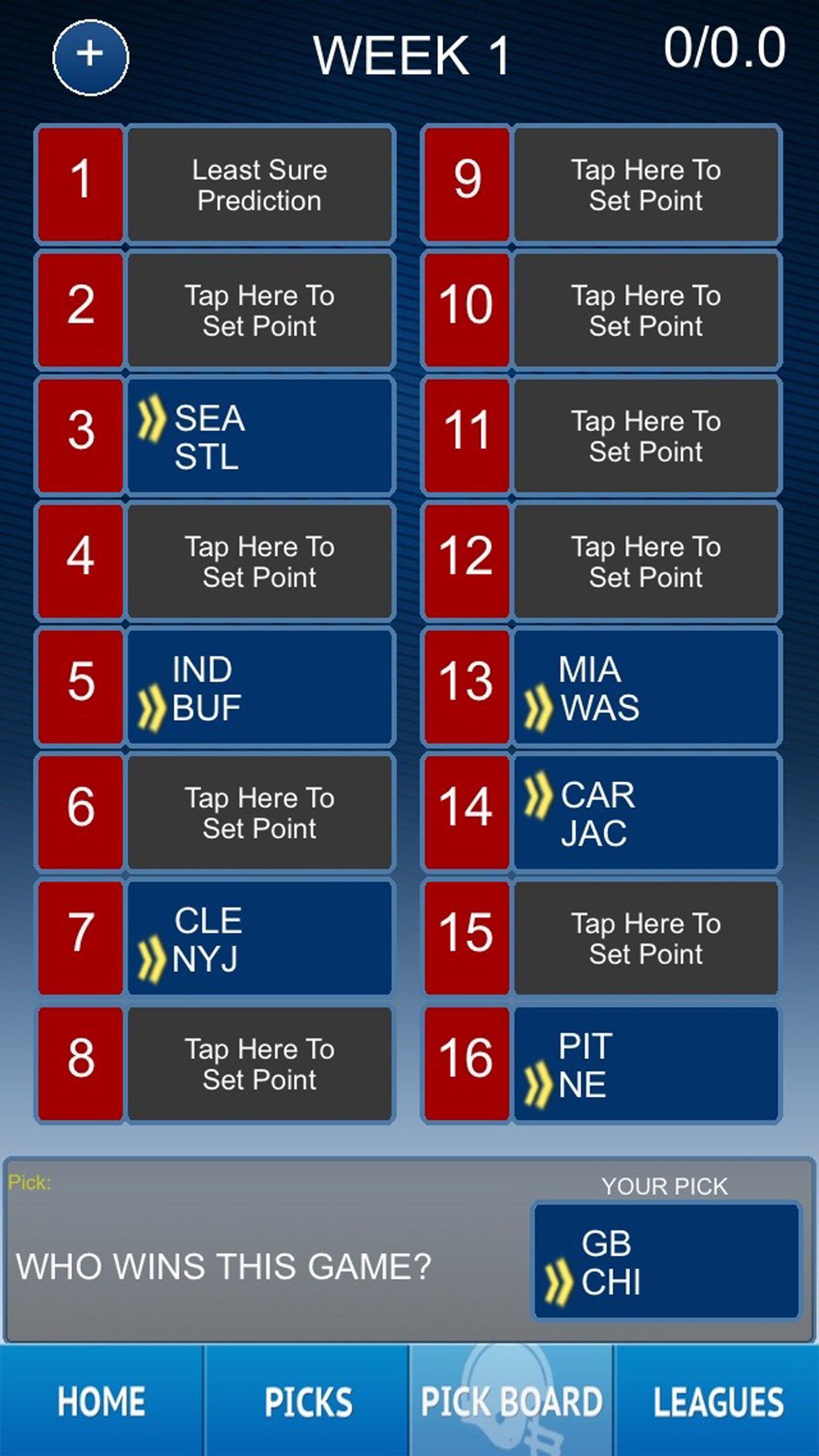 PICK'EM Pro Football